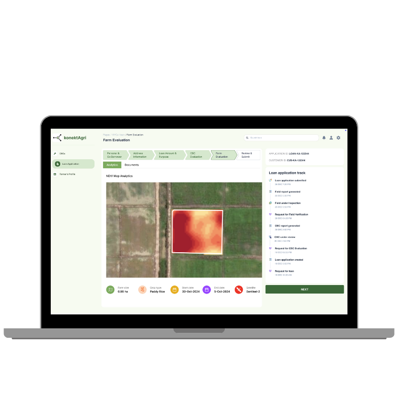 farm progress monitoring
